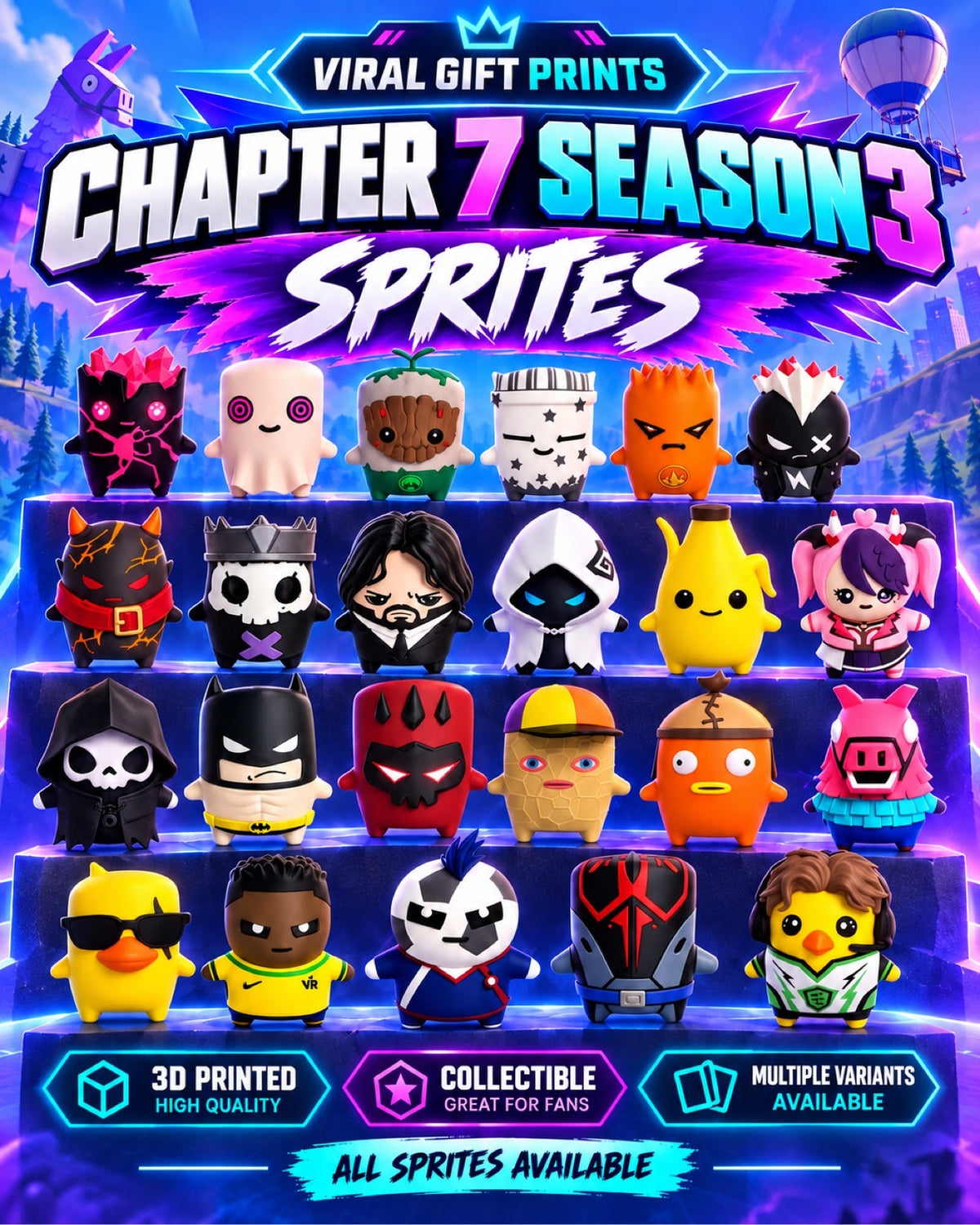 Chapter 7 Season 3 Sprites poster