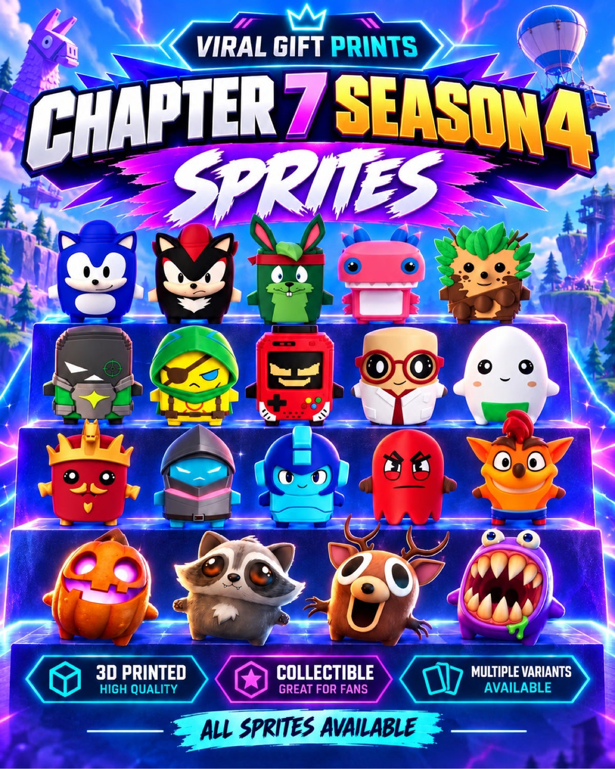 Chapter 7 Season 4 Sprites poster